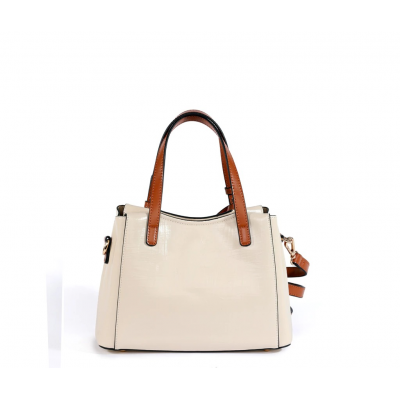 Cartera Bandolera Mini Tote Squash Beige