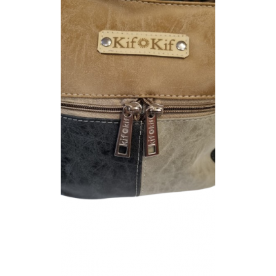 Bandolera Kif Kif Combinada Negro