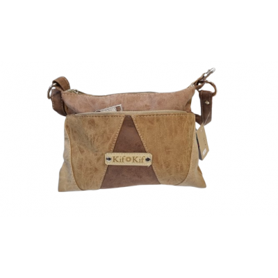 Bandolera Kif Kif Combinada Beige