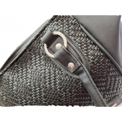 Cartera Simple Kif Kif Pu Negro