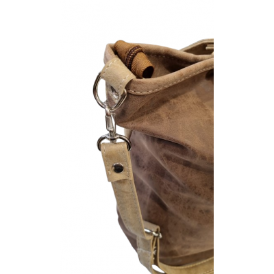 Cartera Kif Kif Combinada Beige