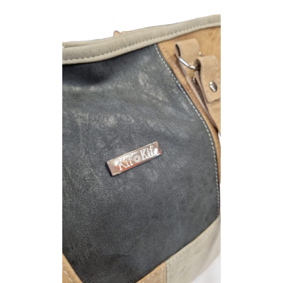 Cartera Kif Kif Combinada Negro