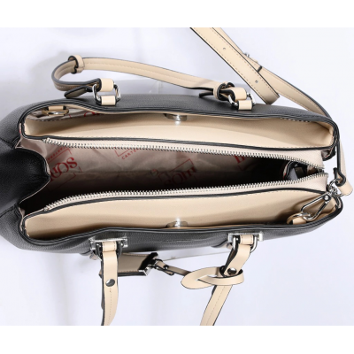 Cartera Mini Tote Squash Negro