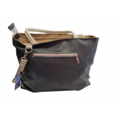 Cartera Kif Kif Doble División Combinada Negro