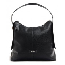 Cartera Bolso Squash - Con División Cuero Sintético Negro