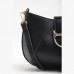 Bandolera Squash Dama Con Herraje Sintético 30322 Negro