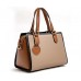 Cartera Bandolera  Squash Mujer Simil Cuero Combinada 30335 Beige 