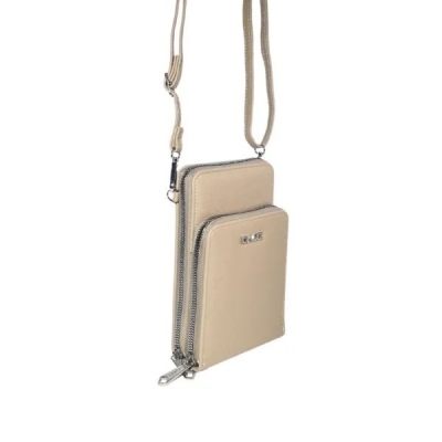 Bandolera Porta Celular Kralice Beige