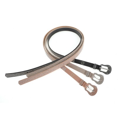 Cinto Agarrate Catalina Tachas Visón Talle L