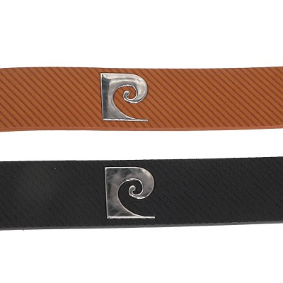 Cinto Pierre Cardin De Vestir Negro Talle L