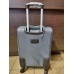 Valija Dattier Cabina Gris Tela C/fuelle, Bolsillos Frontales 20"