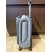Valija Dattier Cabina Gris Tela C/fuelle, Bolsillos Frontales 20"