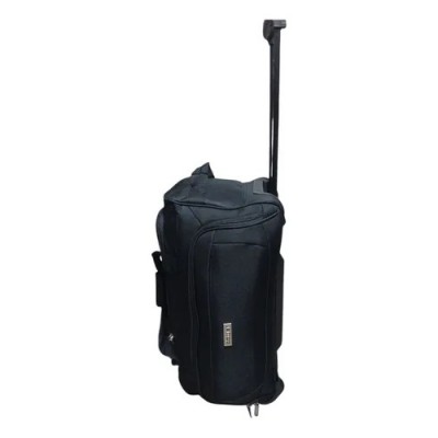 Bolso Dattier - Con Carro Unisex Urbano Base Reforzada  Negro 20"