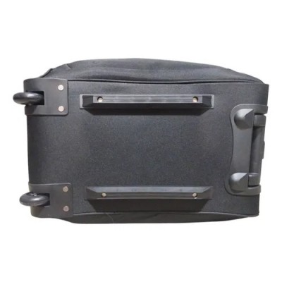 Bolso Dattier - Con Carro Unisex Urbano Base Reforzada  Negro 20"