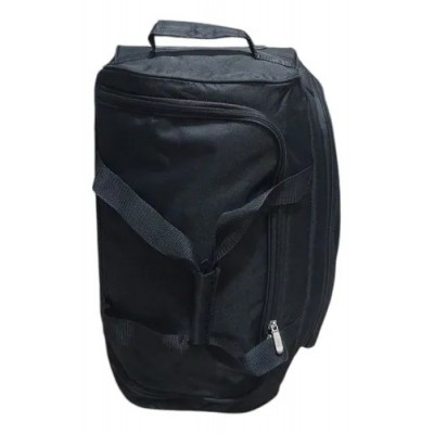 Bolso Dattier - Con Carro Unisex Urbano Base Reforzada  Negro 20"