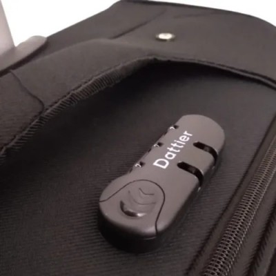 Valija Dattier - Mediana Tela Negro D3030