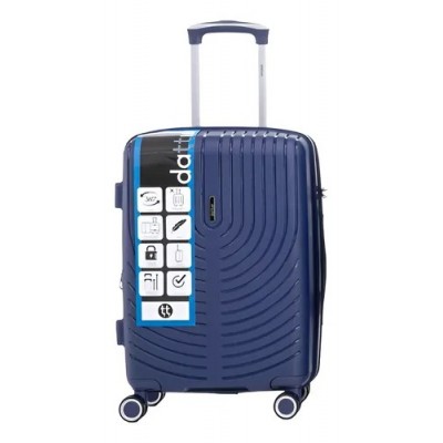 Valija Dattier - Cabina Con Fuelle Rígida Polipropileno Azul 20"