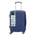 Valija Dattier - Cabina Con Fuelle Rígida Polipropileno Azul 20"