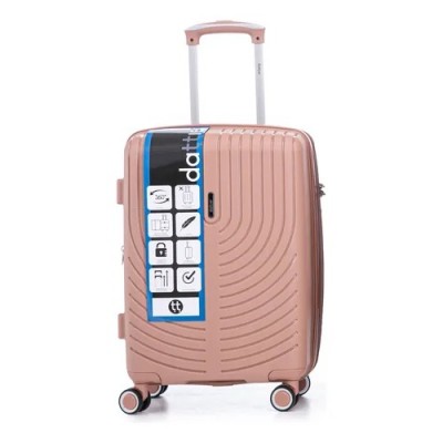 Valija Dattier - Cabina Con Fuelle Rígida Polipropileno Rosa 20"