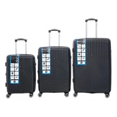 Valija Dattier - Grande Rígida Con Fuelle Polipropileno Negro 28"