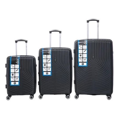 Valija Dattier - Cabina Con Fuelle Rígida Polipropileno Negro 20"