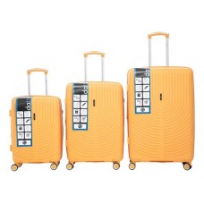 Valija Dattier - Grande Con Fuelle  Rígida Polipropileno Amarillo 28"