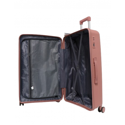 Valija Lefran Discover Polipropileno 20" Rosa