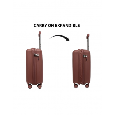 Valija Lefran Discover Polipropileno 20" Rosa