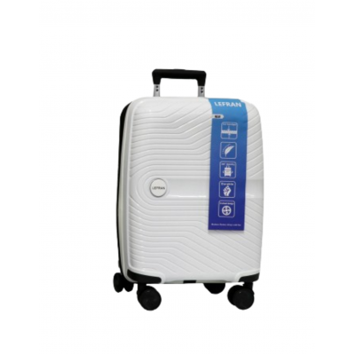 Valija Lefran Himalayan Polipropileno 20" Blanco
