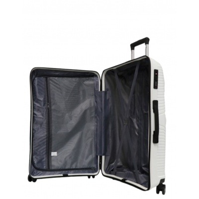 Valija Lefran Himalayan Polipropileno 20" Blanco