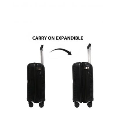 Valija Lefran Himalayan Polipropileno 20" Negro 