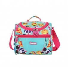 Lunchera Térmica Owen Estampadas Emoji Verde Agua