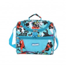 Lunchera Térmica Owen Estampadas Grafitis Celeste