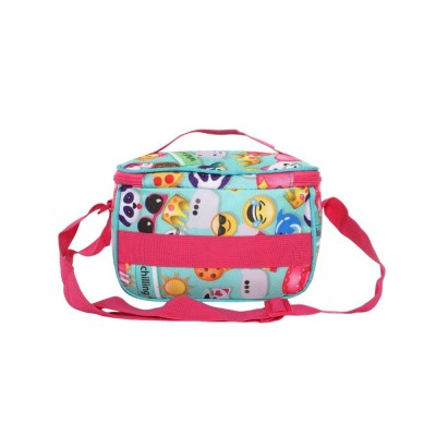 Lunchera Térmica Owen Estampadas Emoji Verde Agua