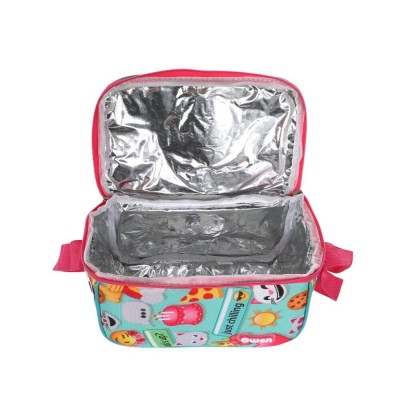 Lunchera Térmica Owen Estampadas Emoji Verde Agua