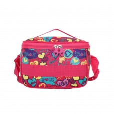 Lunchera Térmica Owen Estampadas Corazón Fucsia