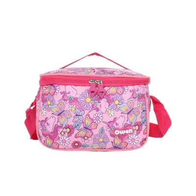 Lunchera Térmica Owen Estampadas Unicornio Rosa