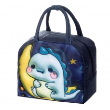 Lunchera Crystal Rock Térmica Infantil Dragon Azul