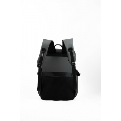 Mochila Elf - Portanotebook Con Solapa Bolsillo Frontal Engomado Gris