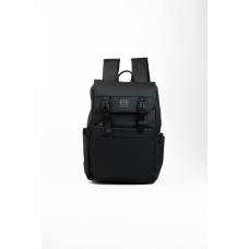 Mochila Elf - Portanotebook Con Solapa Bolsillo Frontal Engomado Negro