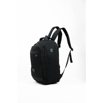 Mochila Elf -  Portanotebook Expandible Puerto Usb Negro