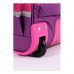 Mochila Elf Infantil - Impermeable Con Bolsillos Laterales Con Carro Lila