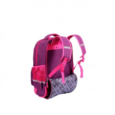 Mochila Elf Infantil - Impermeable Con Bolsillos Laterales Con Carro Lila