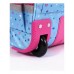 Mochila Elf Infantil - Corazón Con Carro Celeste/rosa