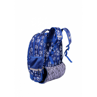 Mochila Elf Infantil - Futbol Con Carro Base Reforzada Azul