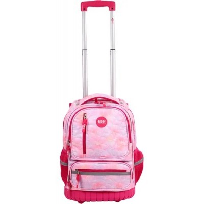 Mochila Elf Infantil - Corazón Con Carro Rosa.