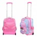 Mochila Elf Infantil - Arcoíris Con Carro Rosa