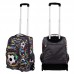 Mochila Elf Infantil - Con Carro Base Reforzada Pelotas Verde.