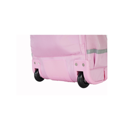 Mochila Elf Con Carro Escolar Infantil Corazones Rosa