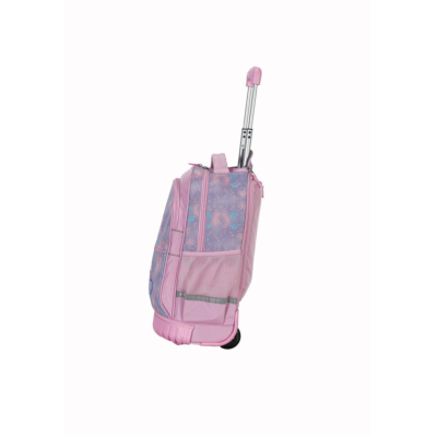 Mochila Elf Con Carro Escolar Infantil Corazones Rosa